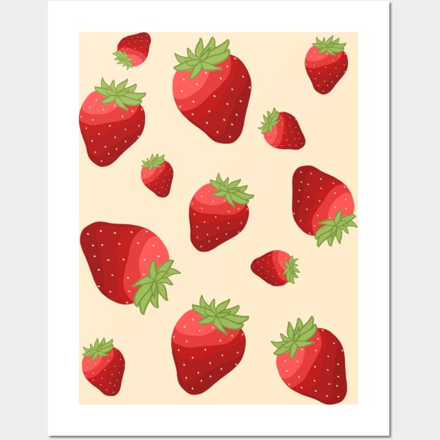 STRAWBERRY Wall Art by ulricartistic